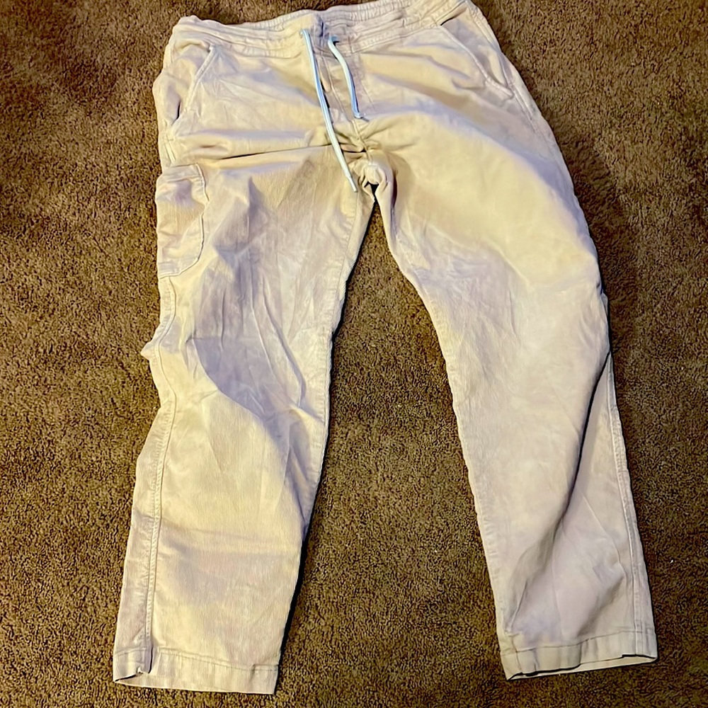 Corduroy, drawstring pants